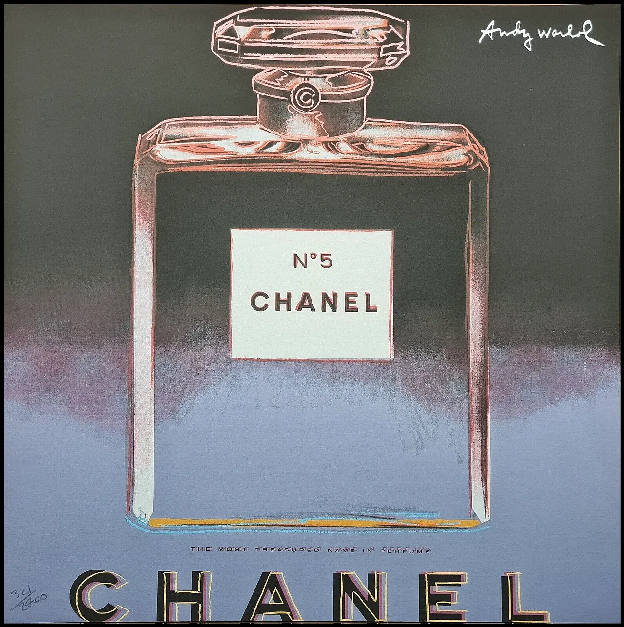 Chanel No.5 di Andy Warhol, lithografia, '900 1