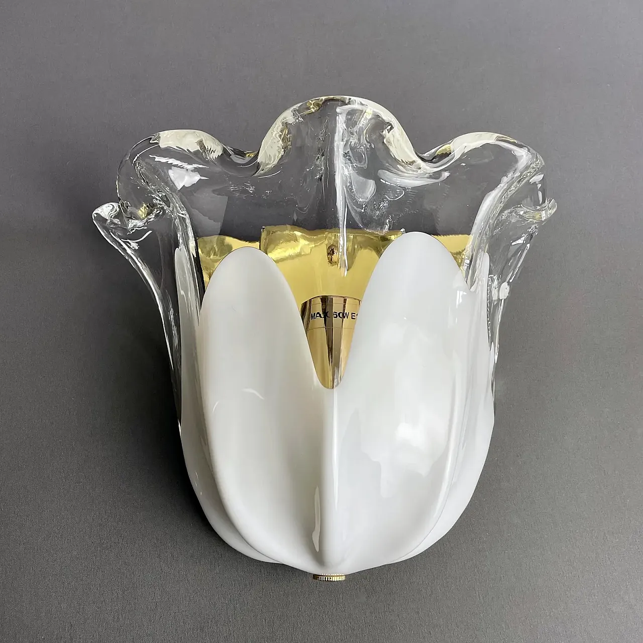 La Murrina Murano glass wall light, 1990s 1