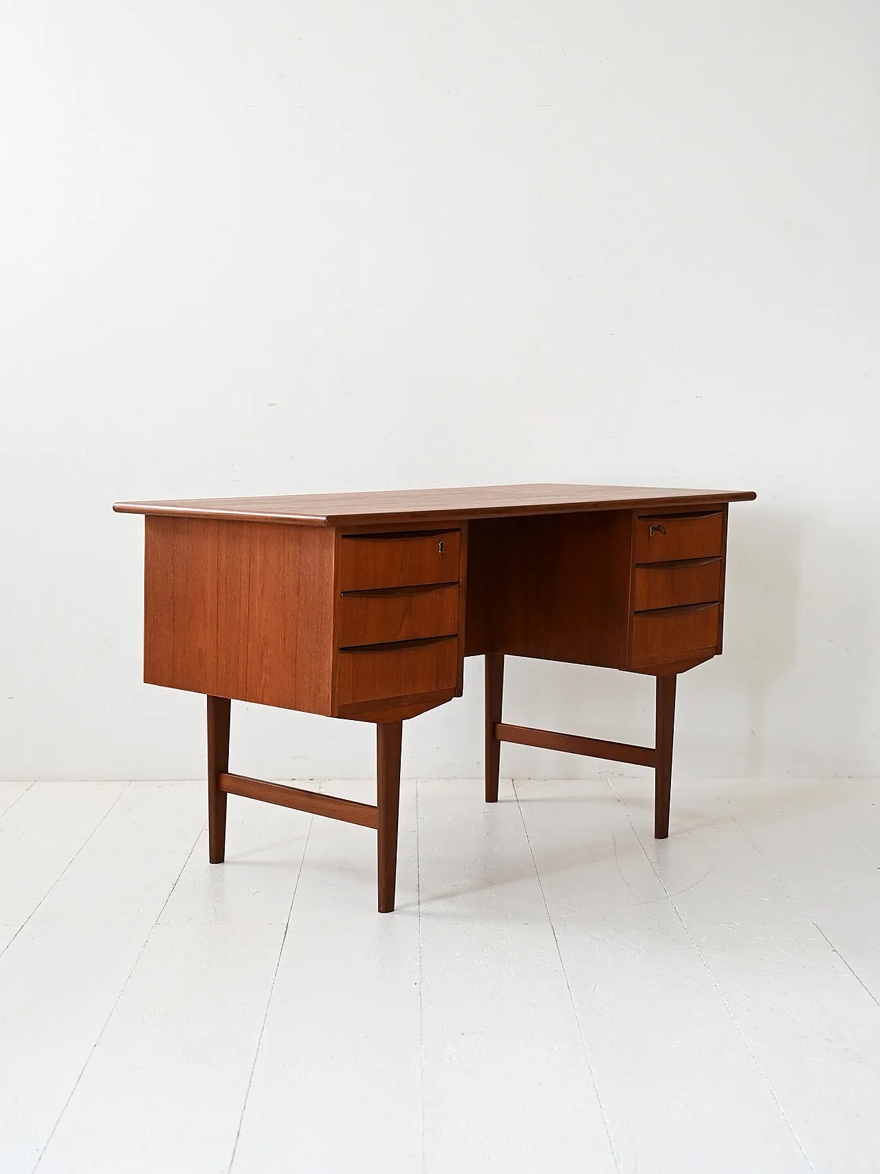 Scrivania danese freestanding anni 50/60 3