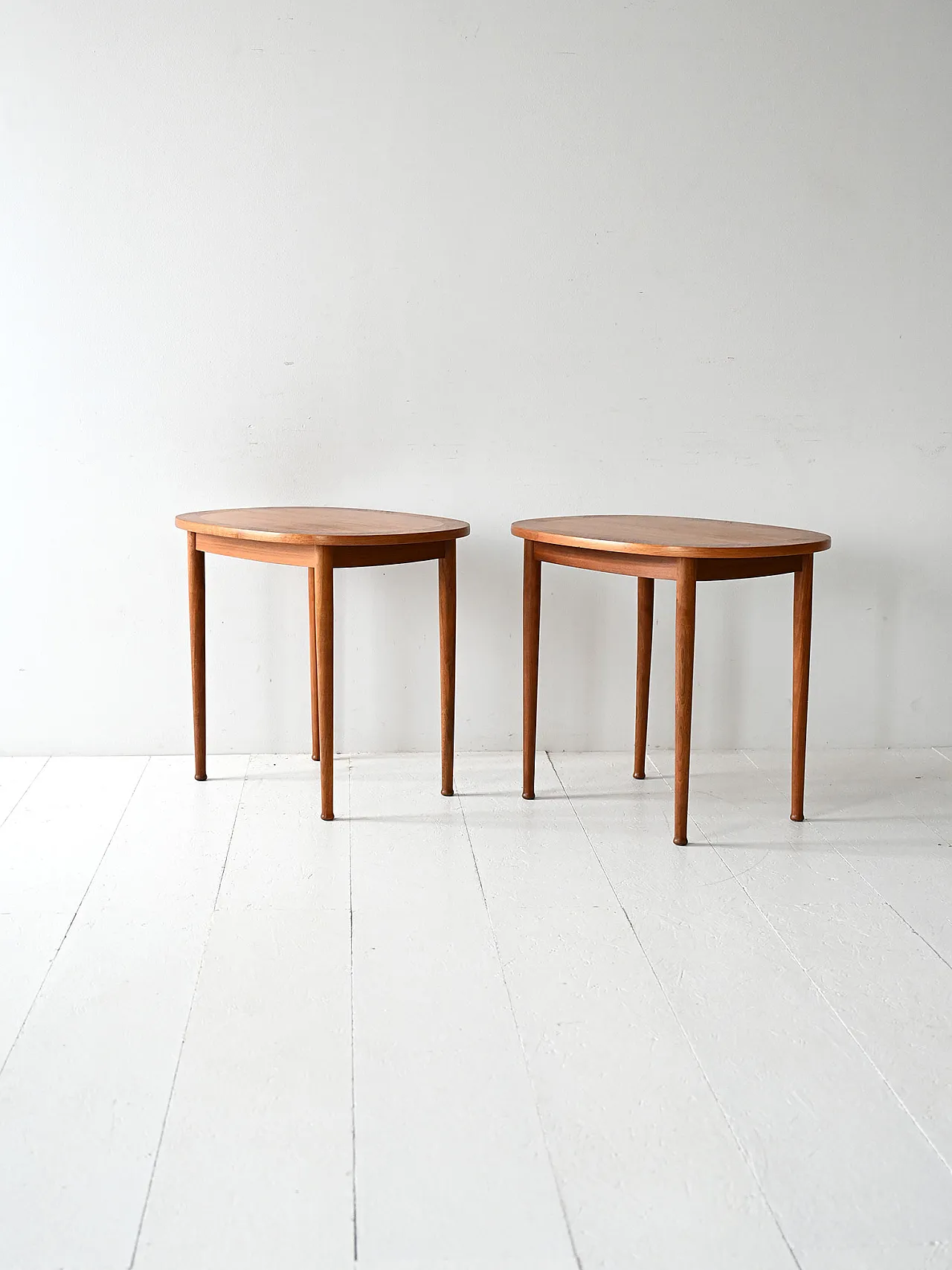 Pair of oval coffee tables by Y. Sandström 3