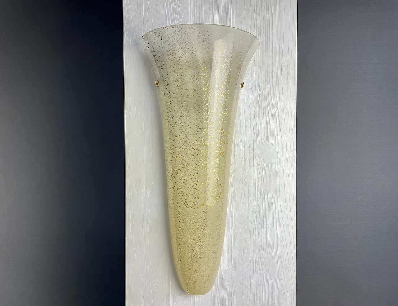 Single wall lamp in artistic Murano glass by Vistosi, 1990s 1