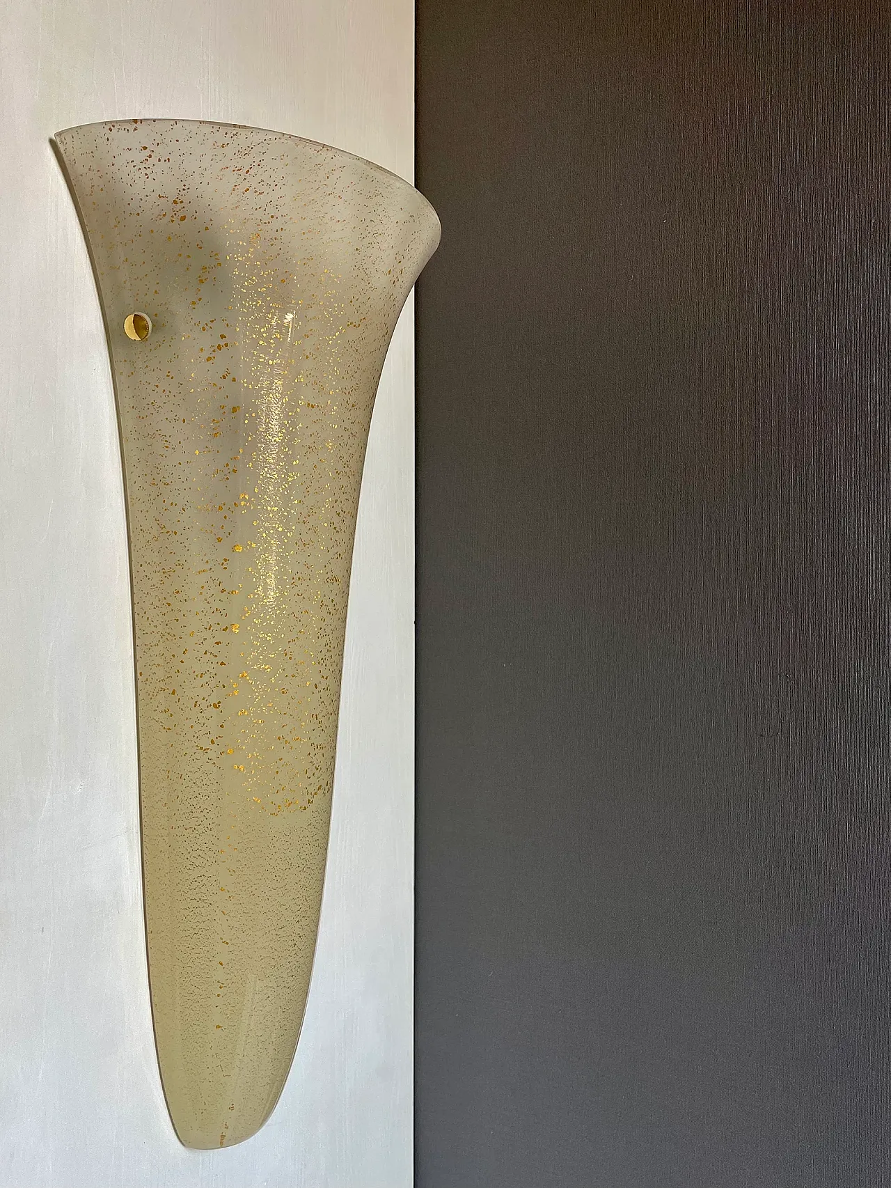 Single wall lamp in artistic Murano glass by Vistosi, 1990s 4