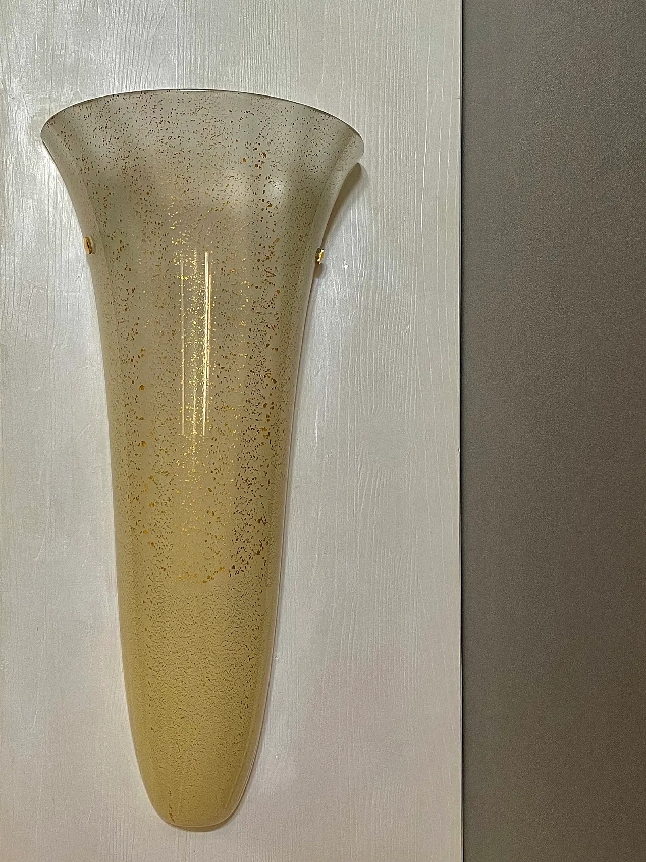 Single wall lamp in artistic Murano glass by Vistosi, 1990s 5