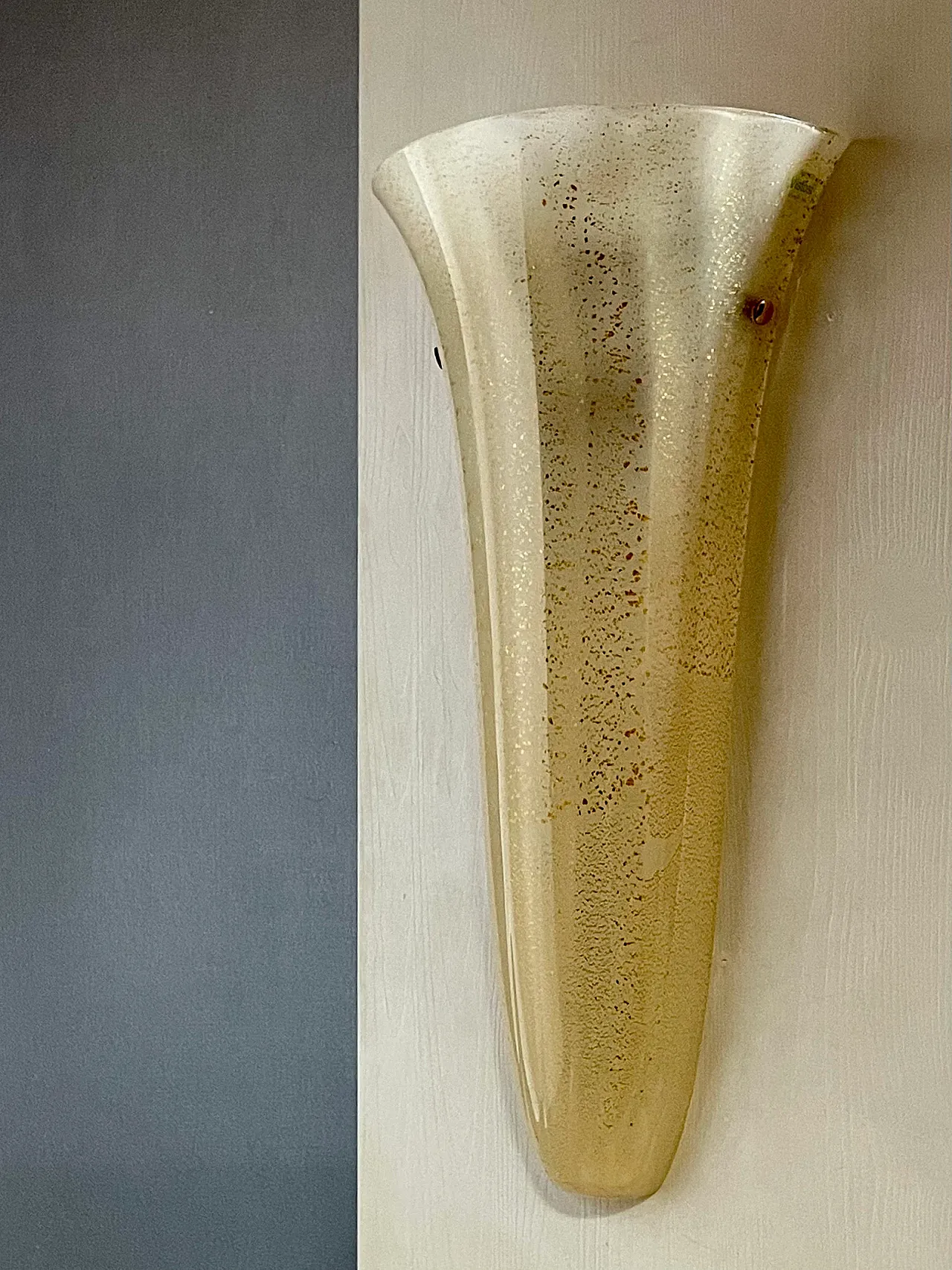 Single wall lamp in artistic Murano glass by Vistosi, 1990s 6