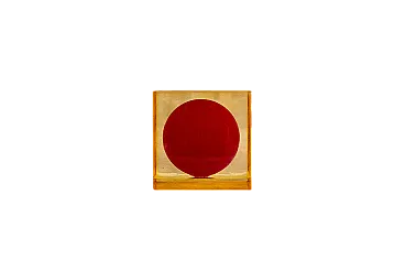 Mod. Cubo 3018 in resina di Enzo Mari per Danese, anni '60