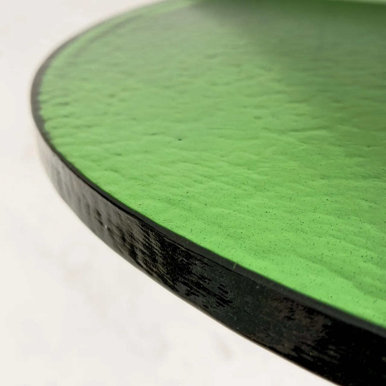 Tavolino da caffè in vetro di Murano e ottone, anni '70 7