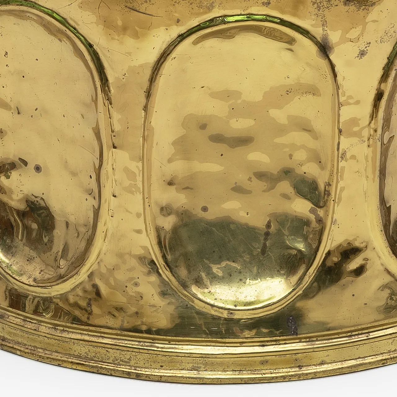 Tavolino da caffè in vetro di Murano e ottone, anni '70 8