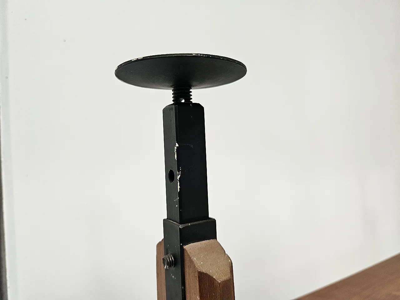 Libreria terra cielo in teak con mensole e scomparto, anni '60 21