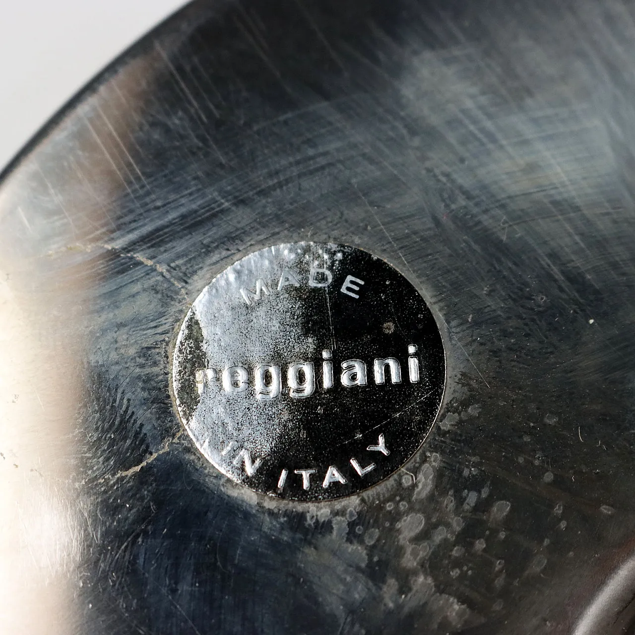 Coppia di Lampade da tavolo in vetro e metallo di Reggiani, anni '60 6