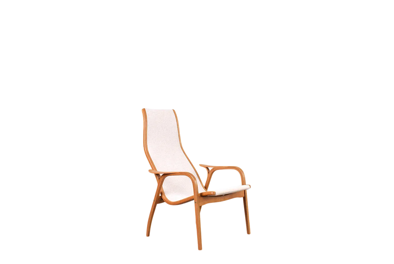 Mid-Century Lamino Easy Chair by Yngve Ekström for Swedese, 1950s 12