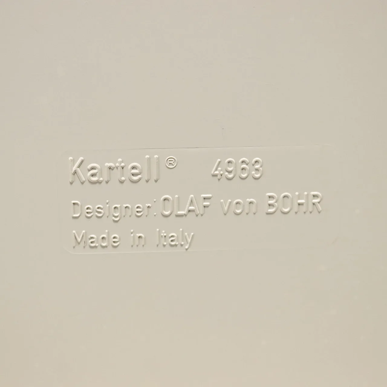 Armadio Kartell 4963 di Olaf von Bohr, anni '70 9