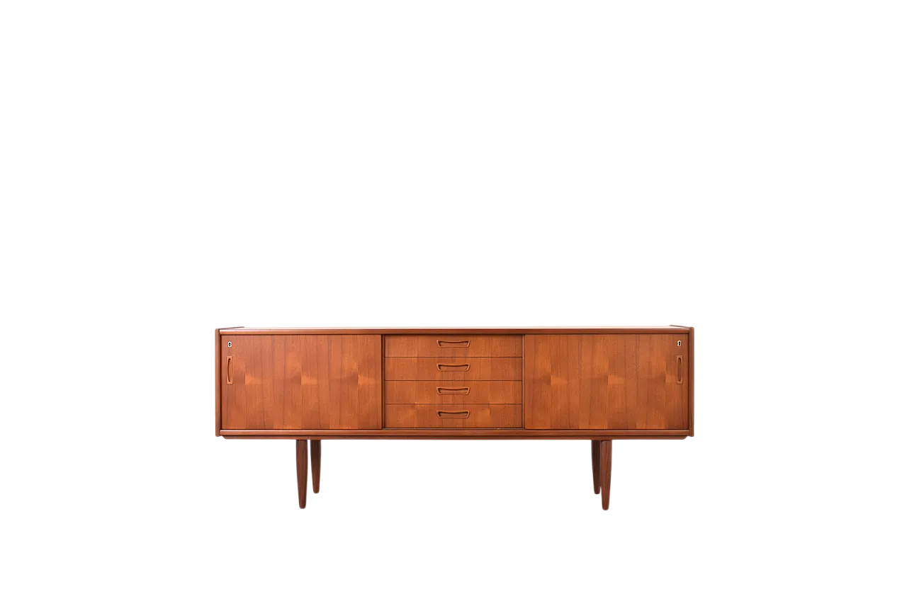 Sideboard in teak danese, anni '60 20