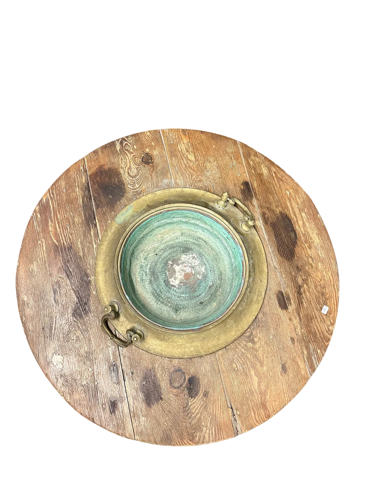 Braciere sud Italia, rame e legno, '800 12