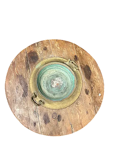 Braciere sud Italia, rame e legno, '800