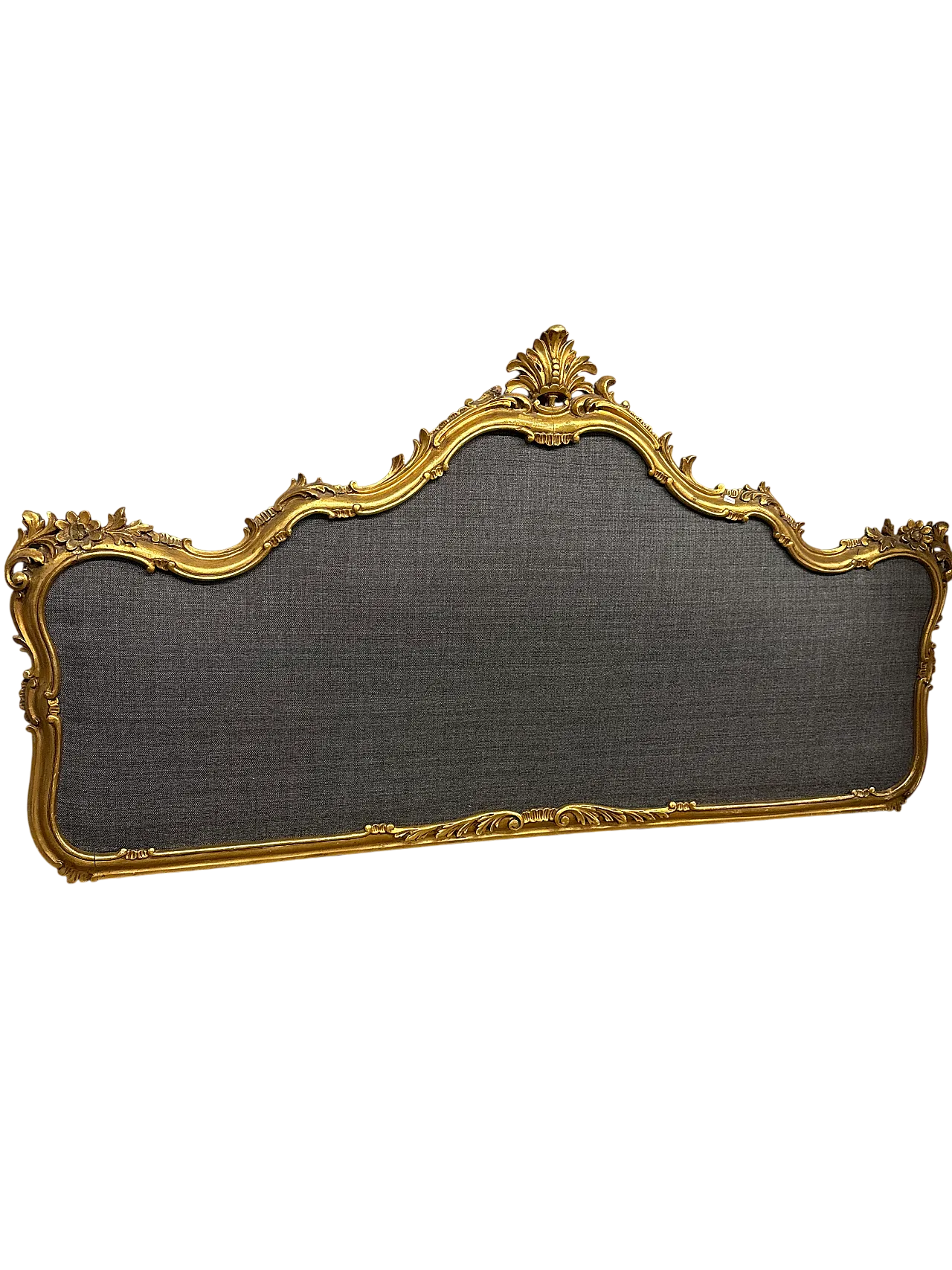 Golden headboard gold leaf carved, first half of 20th century 15