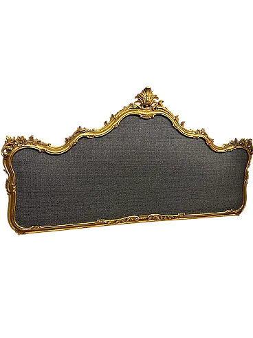 Testiera dorata foglia oro intagliata, prima metà del '900