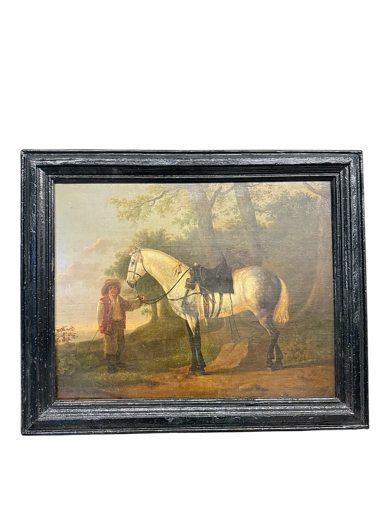 Dipinto fiammingo olio su tela, '700 10