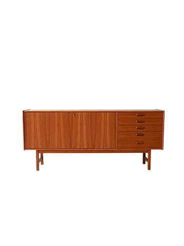 Scandinavian vintage sideboard with swing doors