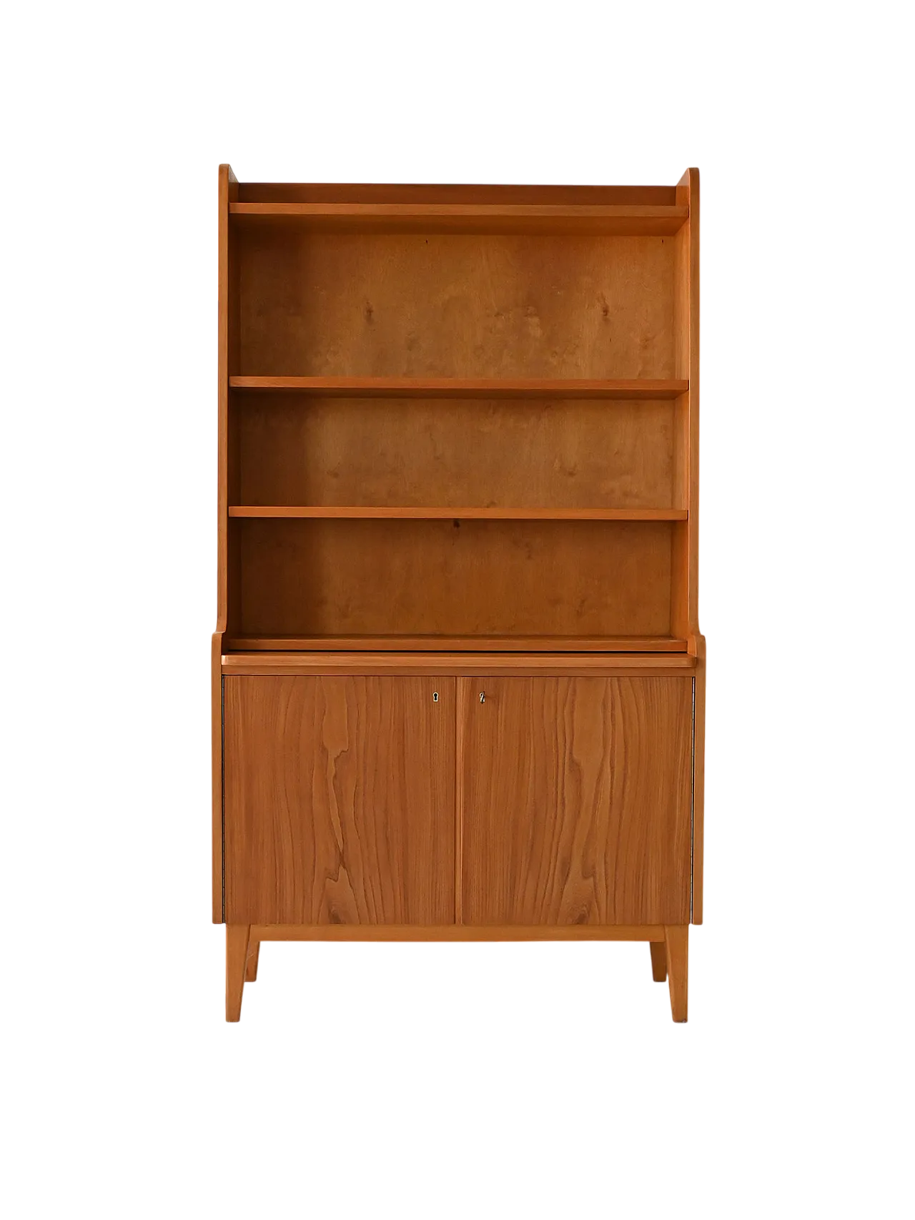 Libreria scandinava vintage in olmo chiaro 10