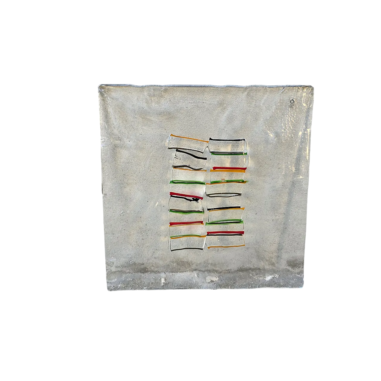 Murano Glass Drawing by Leucos, 90s 6