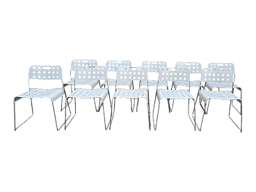 10 sedie Bieffeplast Padova Rodney Kinsman, anni '80