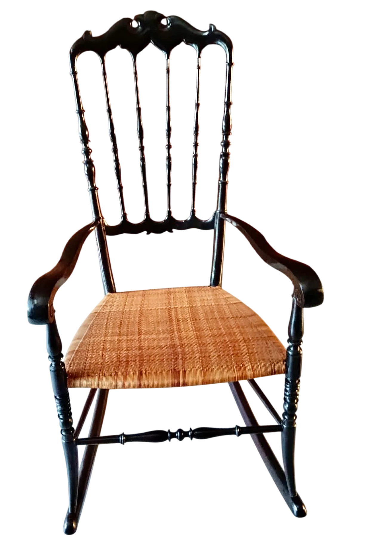 Sedia a dondolo Chiavarina metà ‘900 13