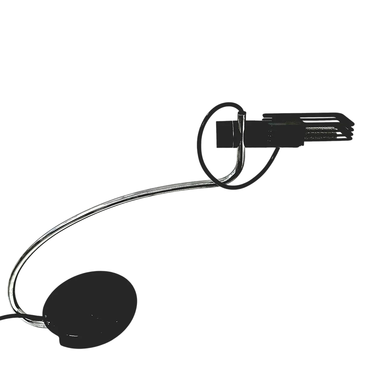 Lampada da tavolo Wing di Bruno Gecchelin per Oluce, anni '70 9