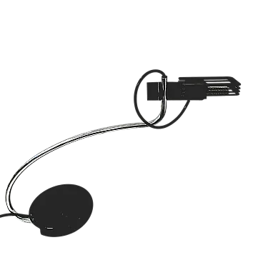 Lampada da tavolo Wing di Bruno Gecchelin per Oluce, anni '70