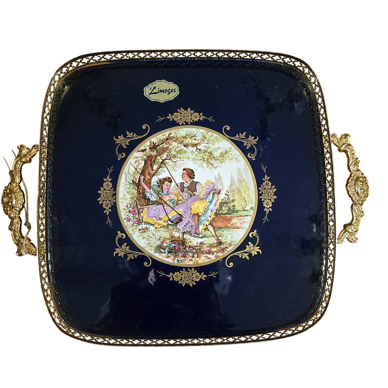 Limoges tray, 60s 12