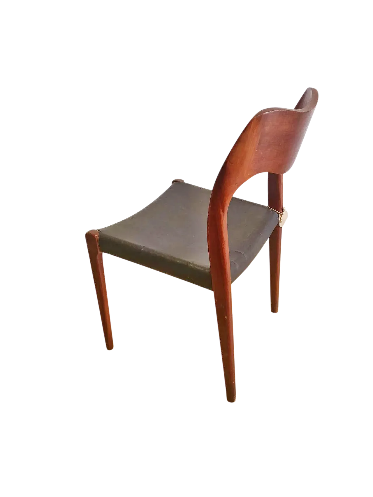 Sedia N.O. Moller n.71 danese, anni '50 10