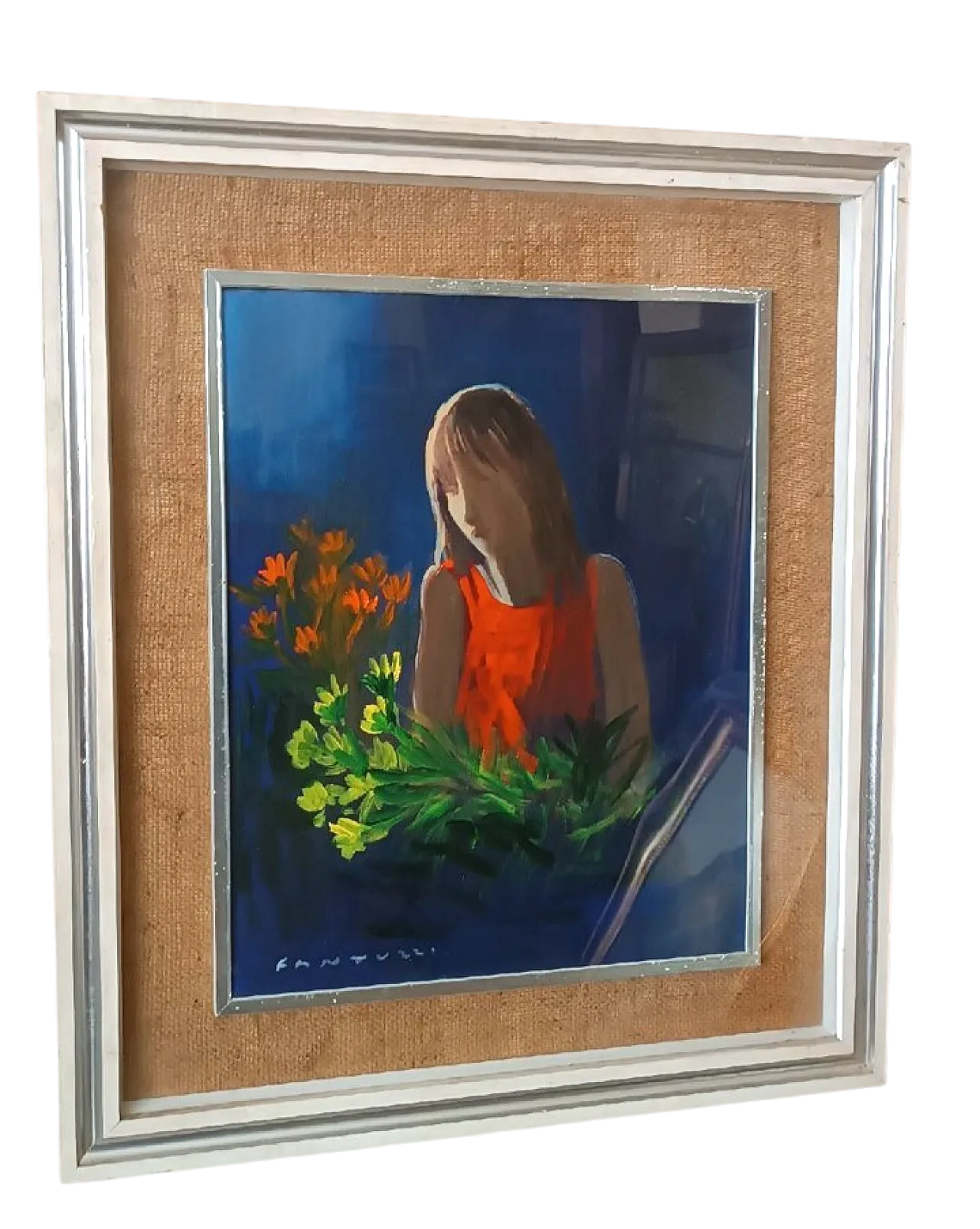 Dipinto olio su tela di Eliano Fantuzzi, '900 13