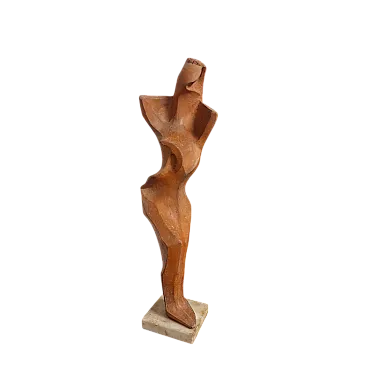 Female terracotta figure by Alberto Sparapani, 20th century
