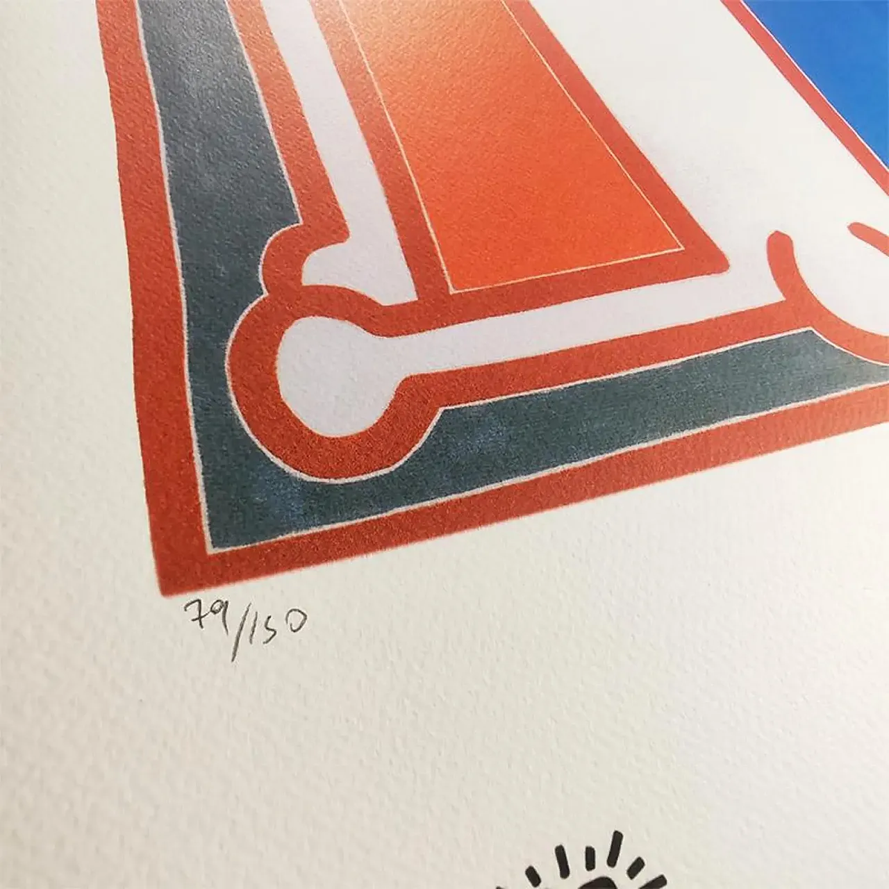 Keith Haring Limited Edition Lithograph numbered in pencil, 1990s 4