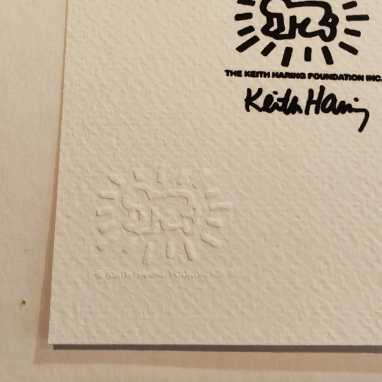 Keith Haring Limited Edition Lithograph numbered in pencil, 1990s 4