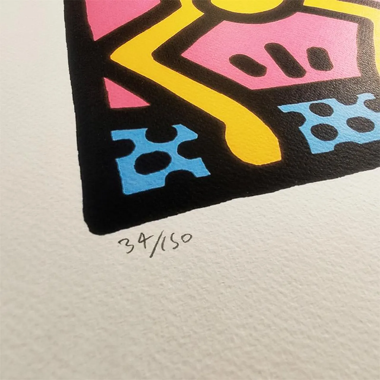 Keith Haring Limited Edition Lithograph numbered in pencil, 1990s 3
