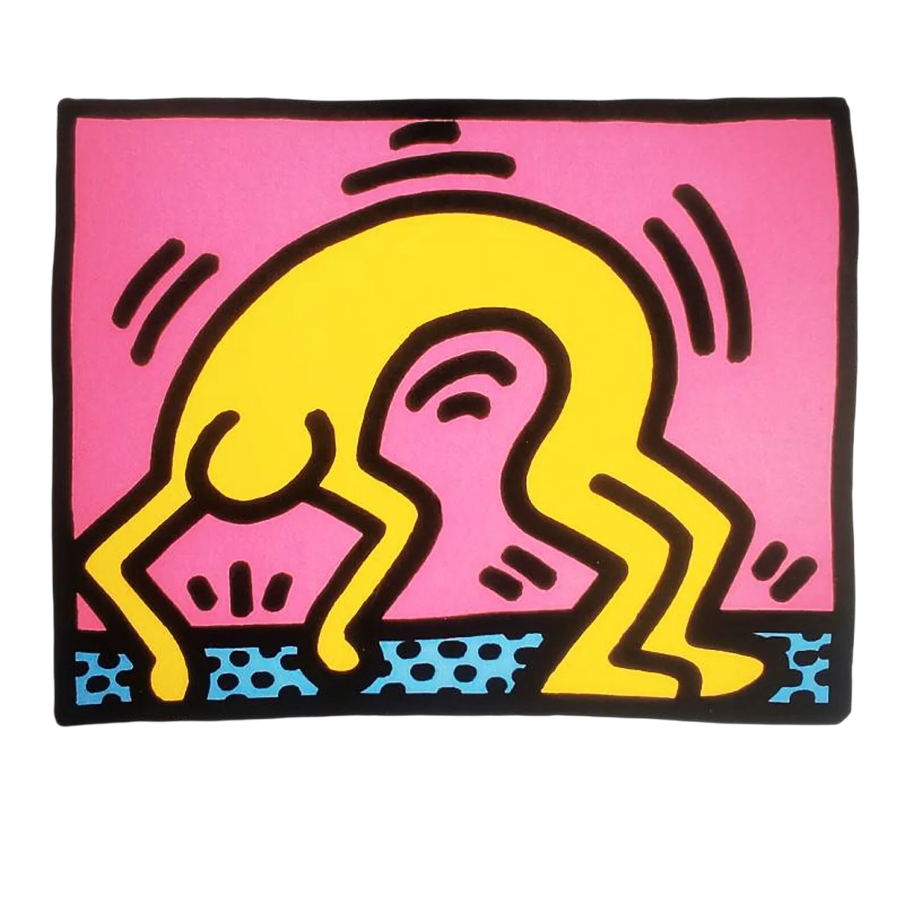 Keith Haring Limited Edition Lithograph numbered in pencil, 1990s 8