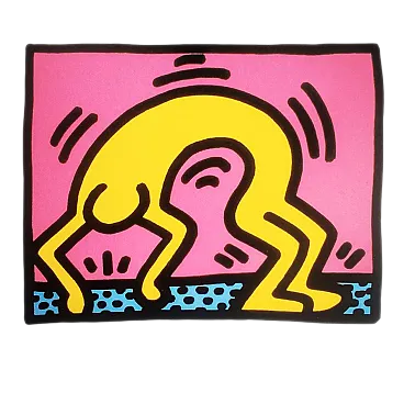 Keith Haring Limited Edition Lithograph numbered in pencil, 1990s