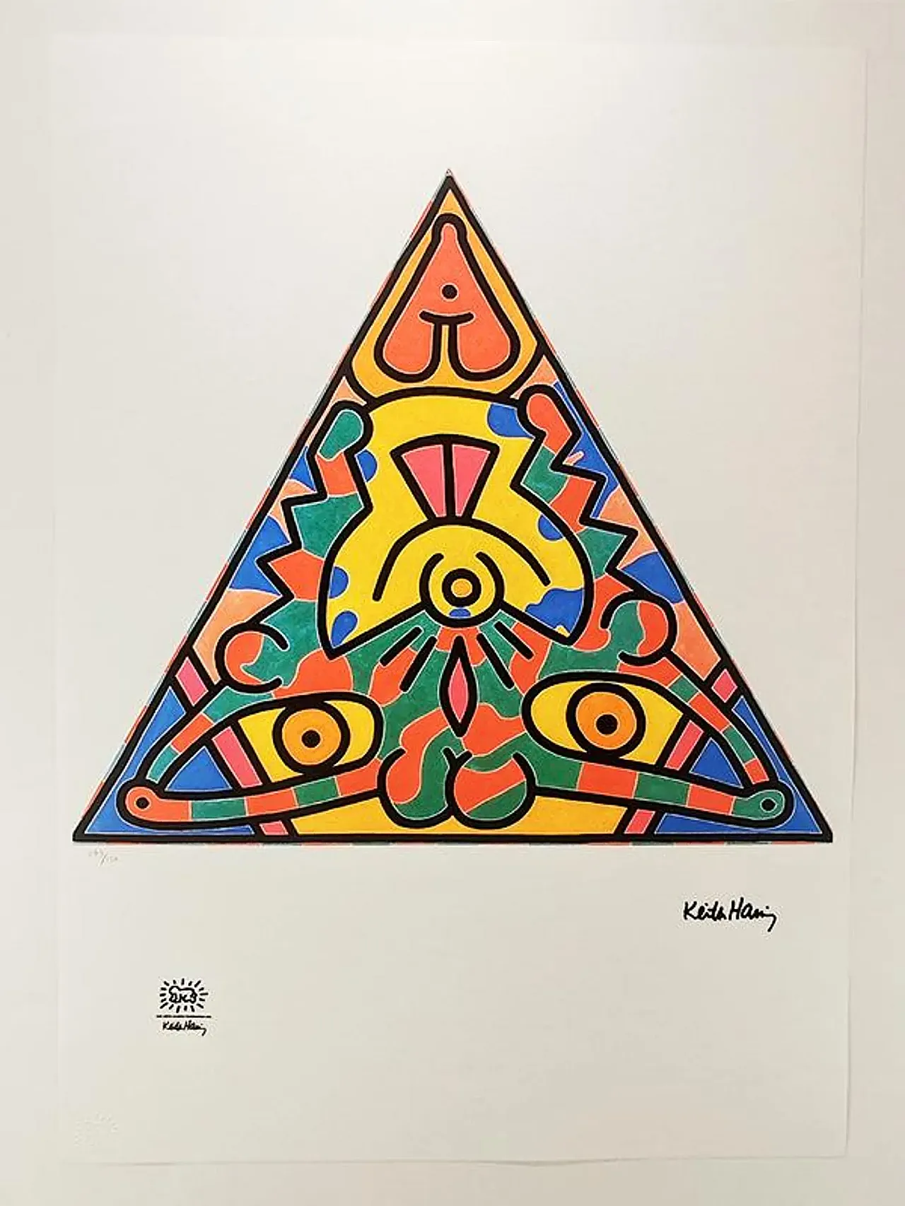 Keith Haring Limited Edition Lithograph Numbered in pencil, 1990s 2