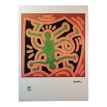 Keith Haring Limited Edition Lithograph Numbered in pencil, 1990s