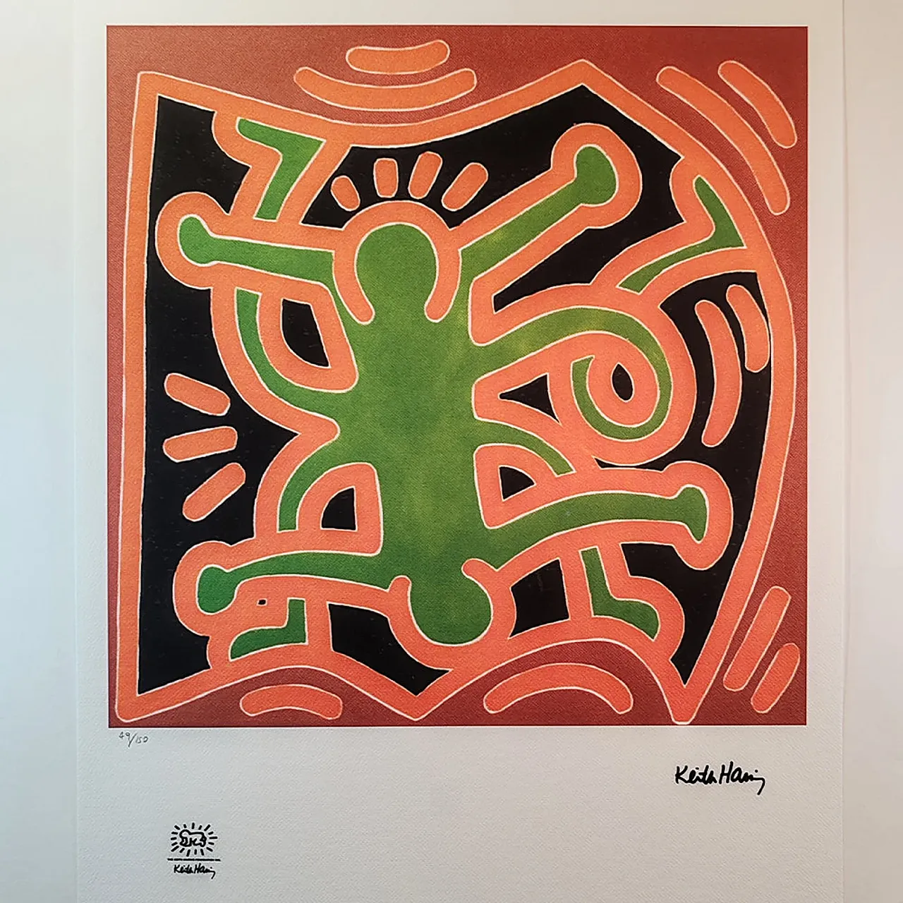 Keith Haring Limited Edition Lithograph Numbered in pencil, 1990s 2