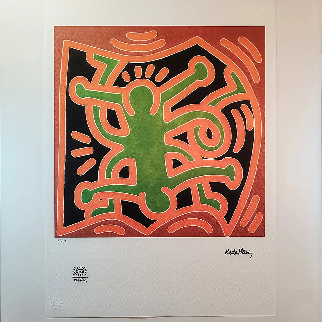 Keith Haring Limited Edition Lithograph Numbered in pencil, 1990s 3