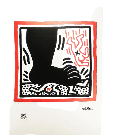 Keith Haring Limited Edition Lithograph Numbered in pencil, 1990s