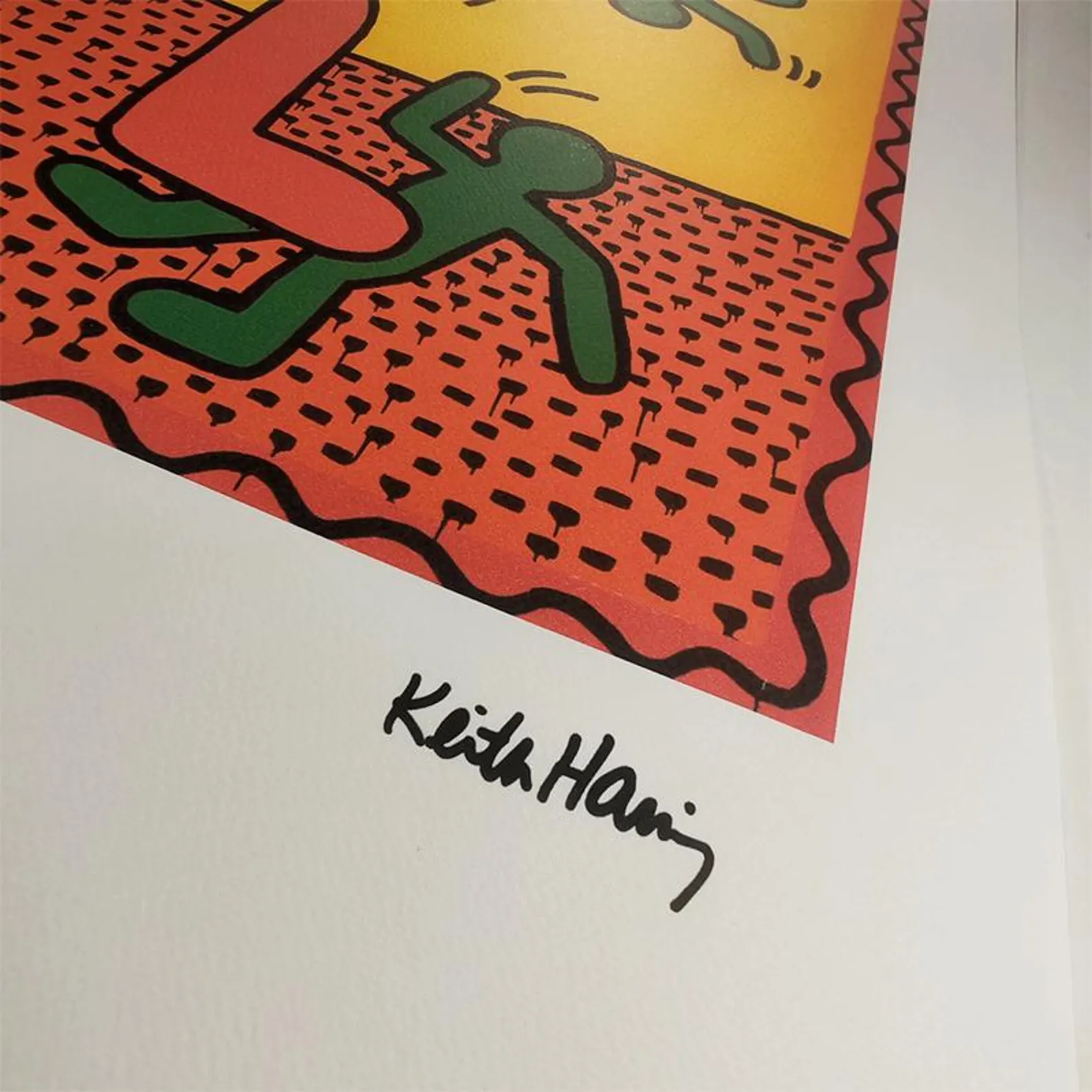 Keith Haring Limited Edition Lithograph Numbered in pencil, 1990s