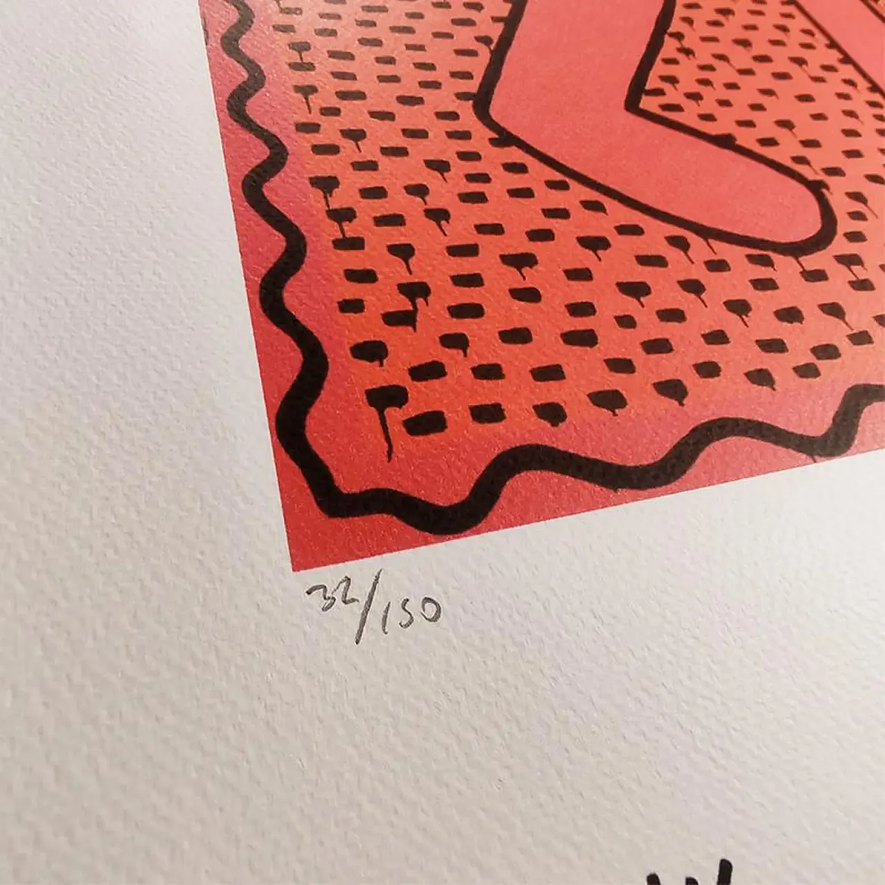 Keith Haring Limited Edition Lithograph Numbered in pencil, 1990s