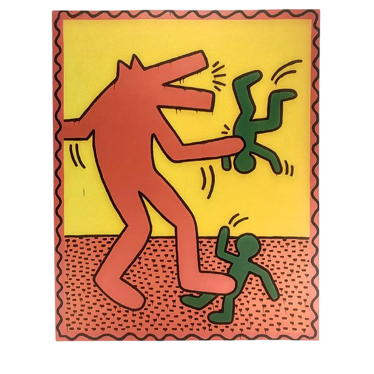 Keith Haring Limited Edition Lithograph Numbered in pencil, 1990s