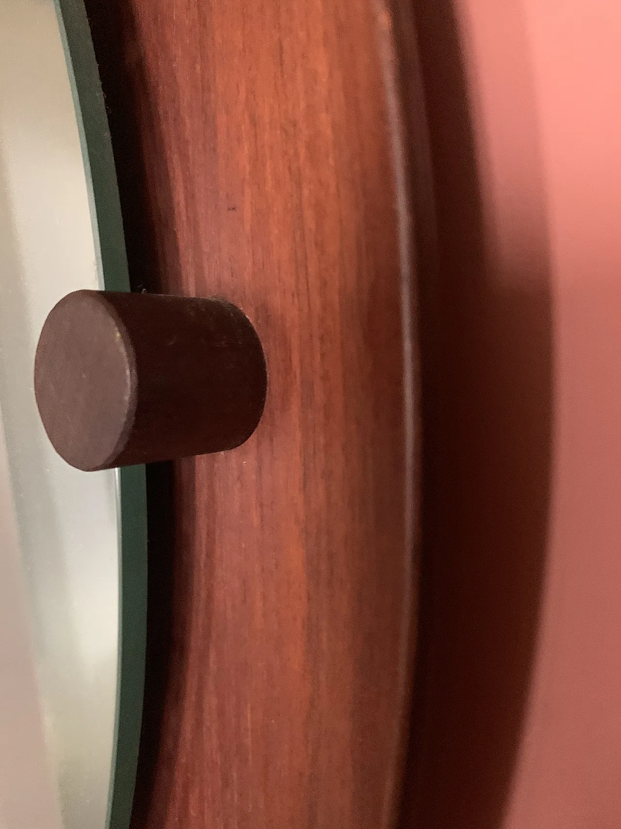 Specchio in teak  produzione italiana, anni ‘60 3