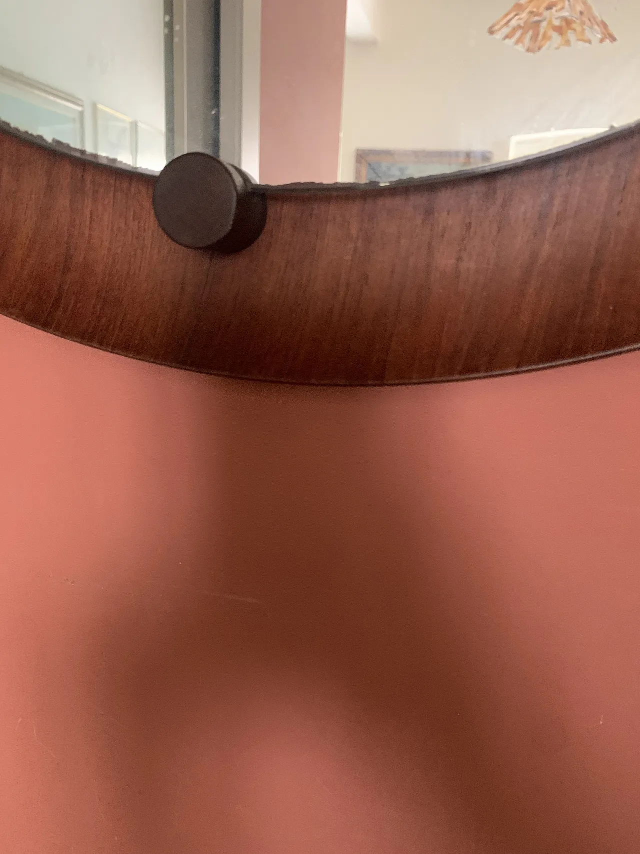 Specchio in teak  produzione italiana, anni ‘60 4