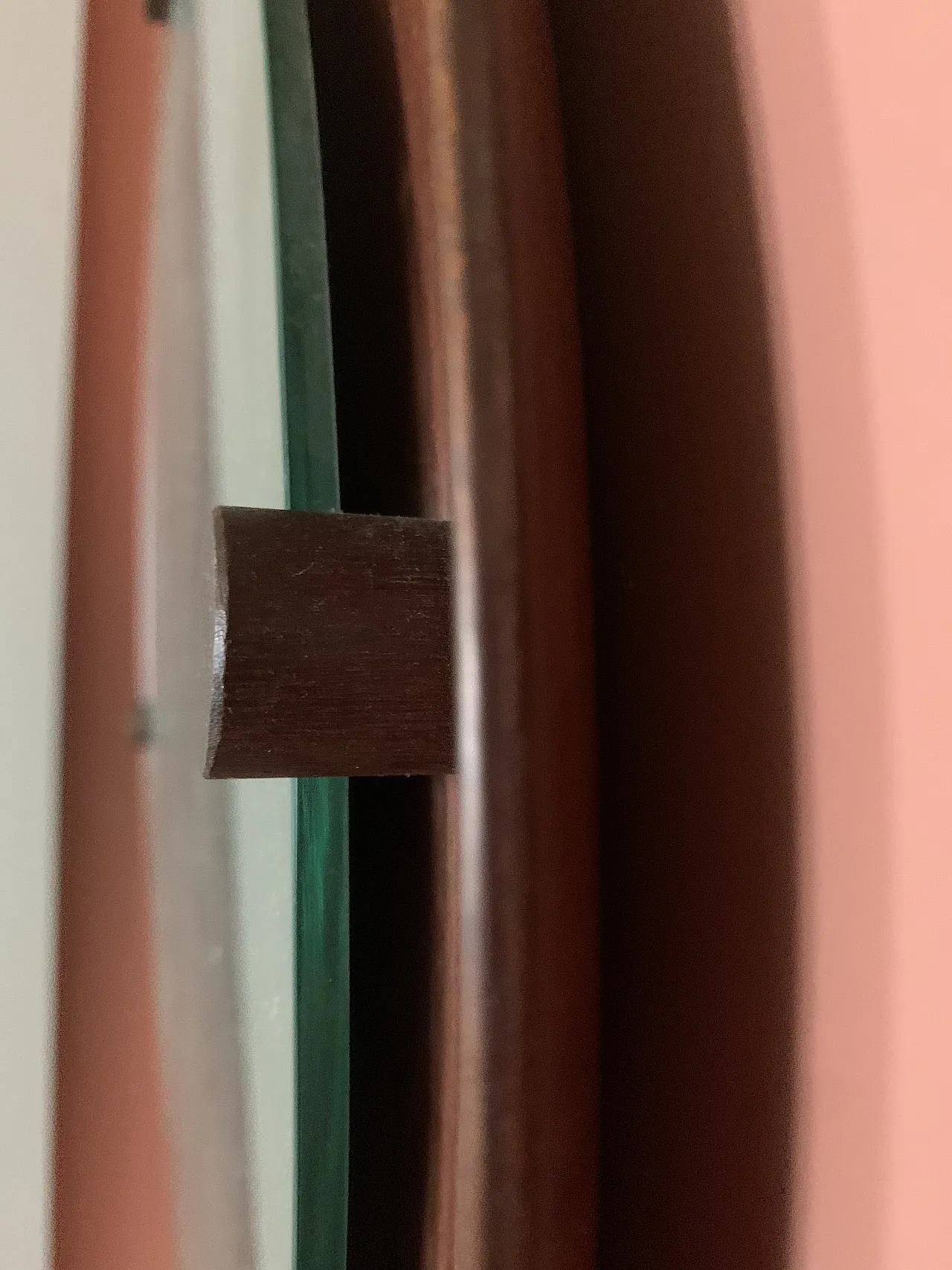 Specchio in teak  produzione italiana, anni ‘60 5