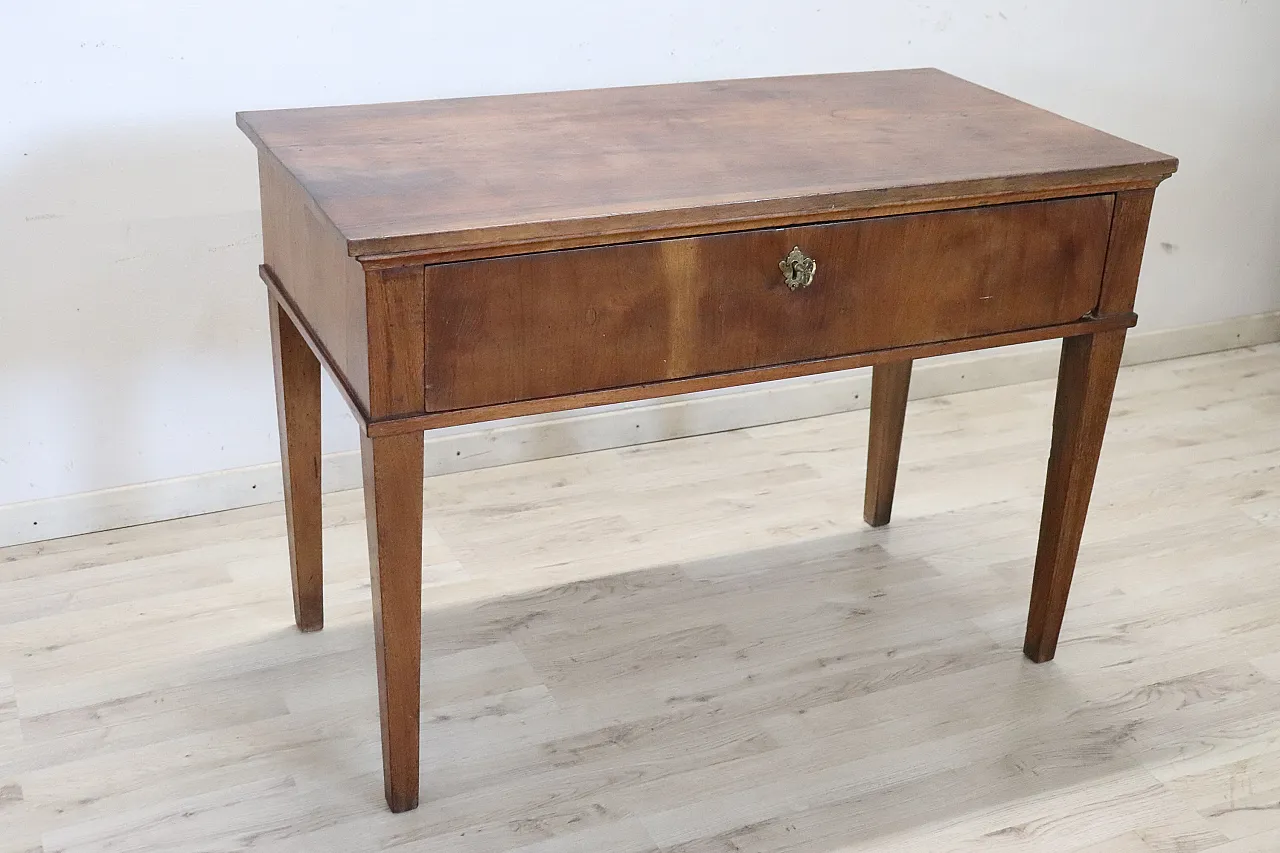 Scrivania in noce fine '700 2