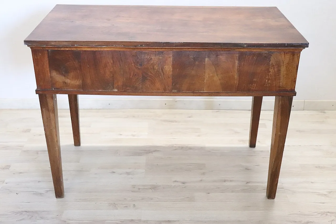 Scrivania in noce fine '700 9